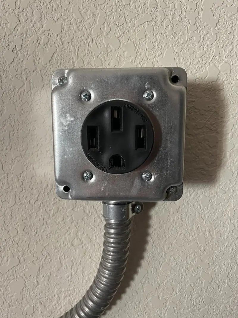 NEMA 14-50 outlet installed for Electrical Panel Upgrade in Pine Castle